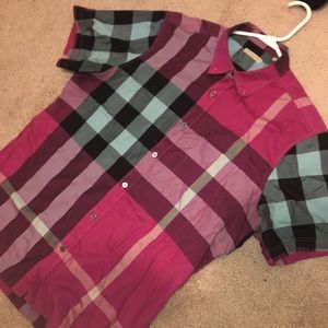 Burberry Short Sleeve button Up